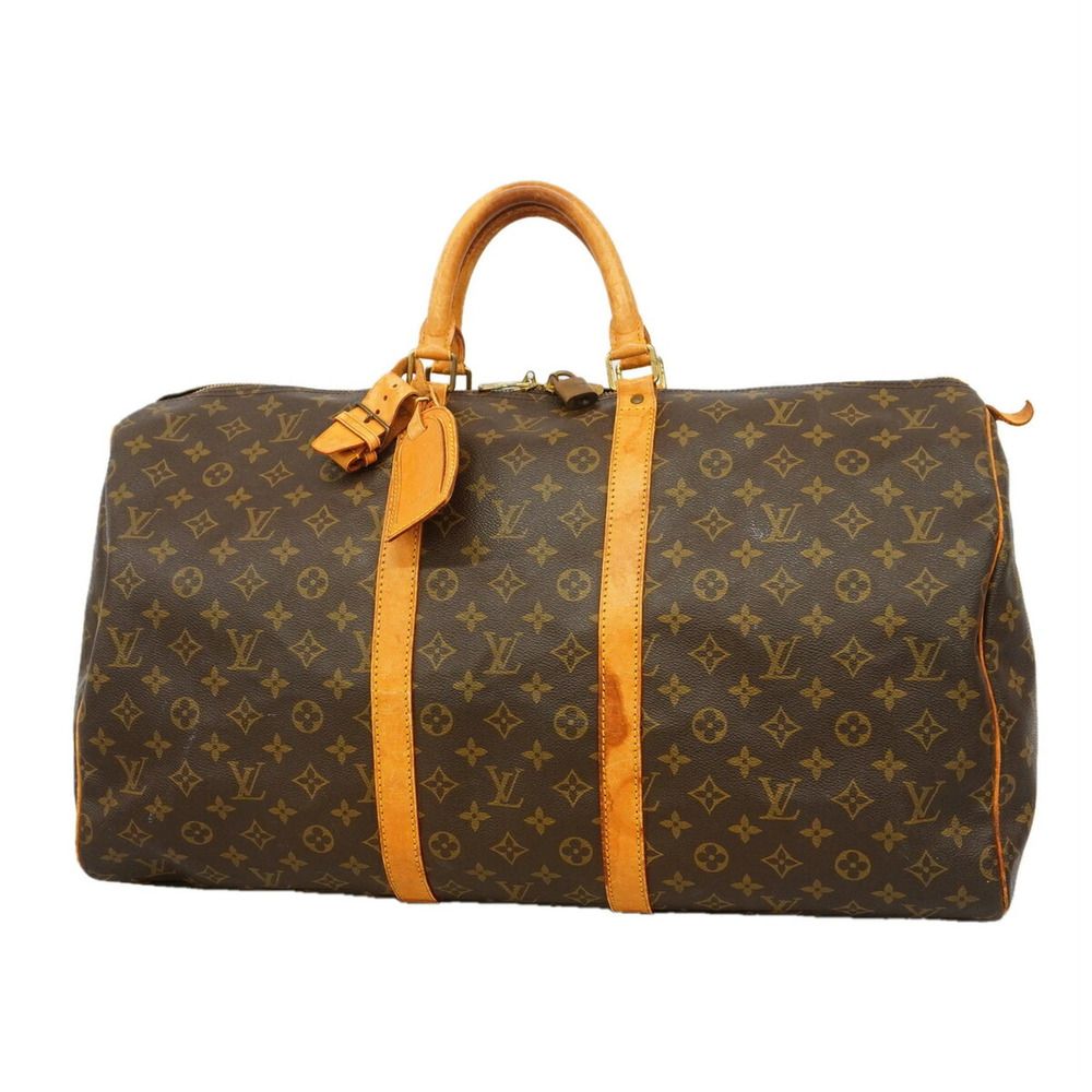 Louis Vuitton Bags - Boston Monogram Keepall 55 M41424 Brown Men's & Women's